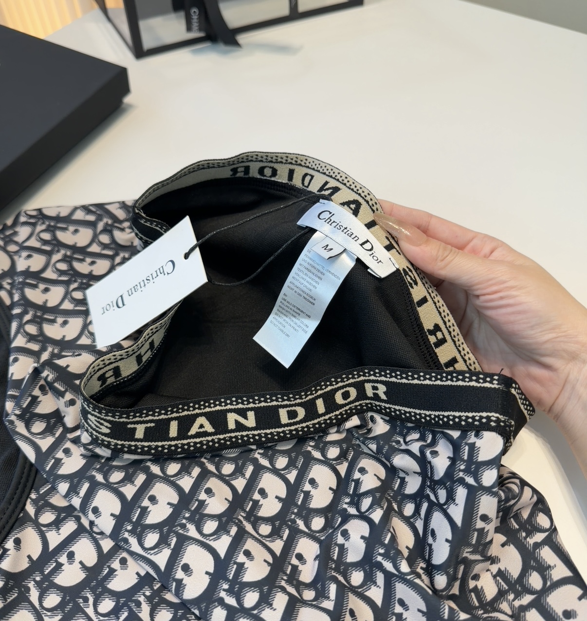 迪奥泳衣，上身显瘦而且好看！穿着很洋气😍SML