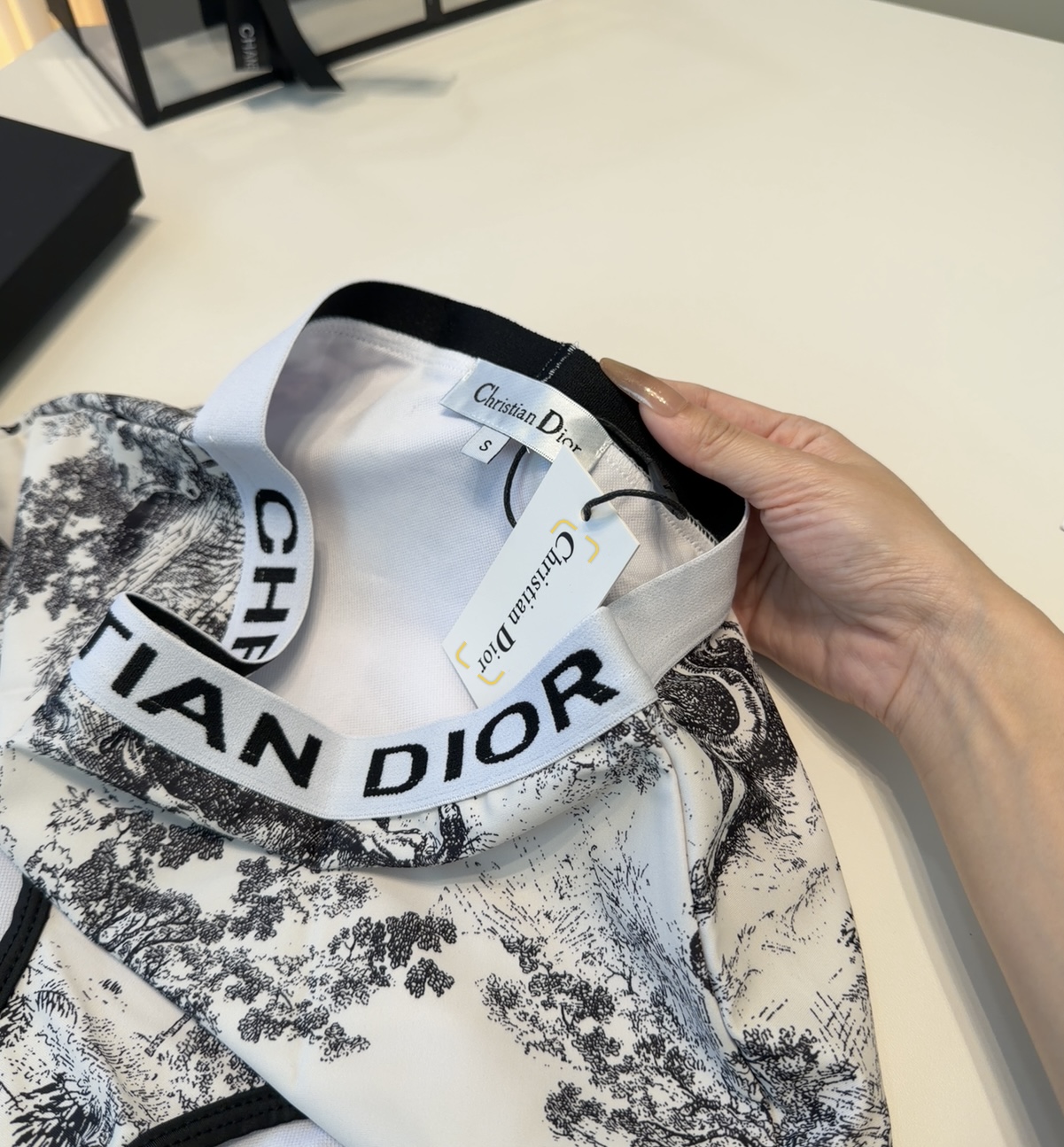 迪奥泳衣，上身显瘦而且好看！穿着很洋气😍SML