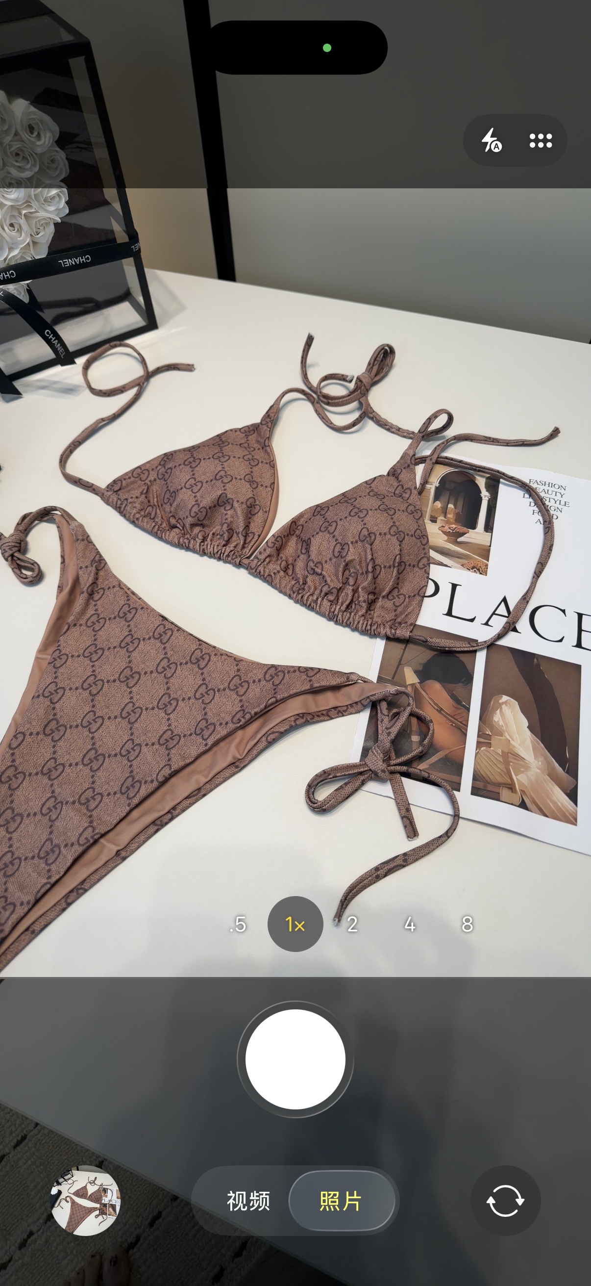 古奇泳衣，上身显瘦而且好看！穿着很洋气😍SML