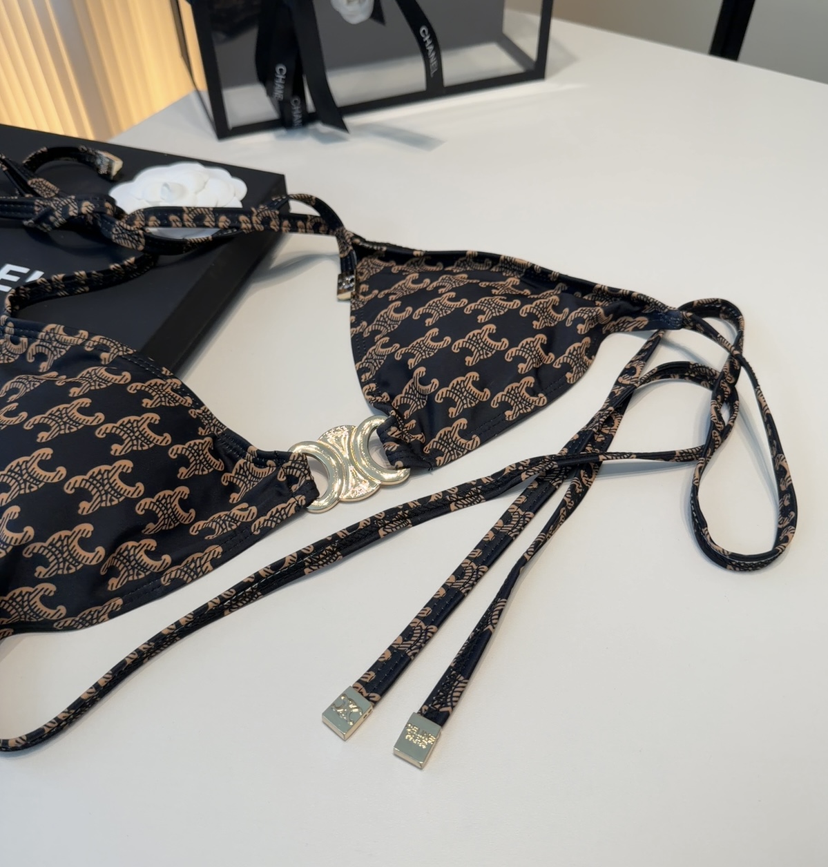 赛琳泳衣，上身显瘦而且好看！穿着很洋气😍SML