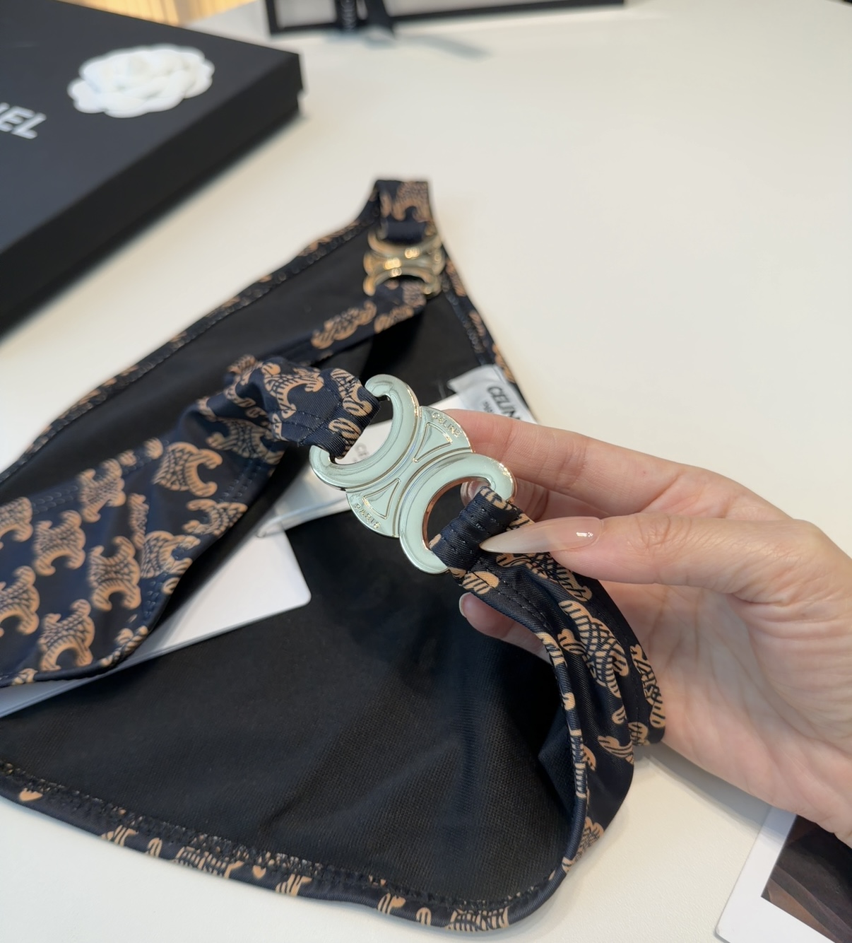 赛琳泳衣，上身显瘦而且好看！穿着很洋气😍SML