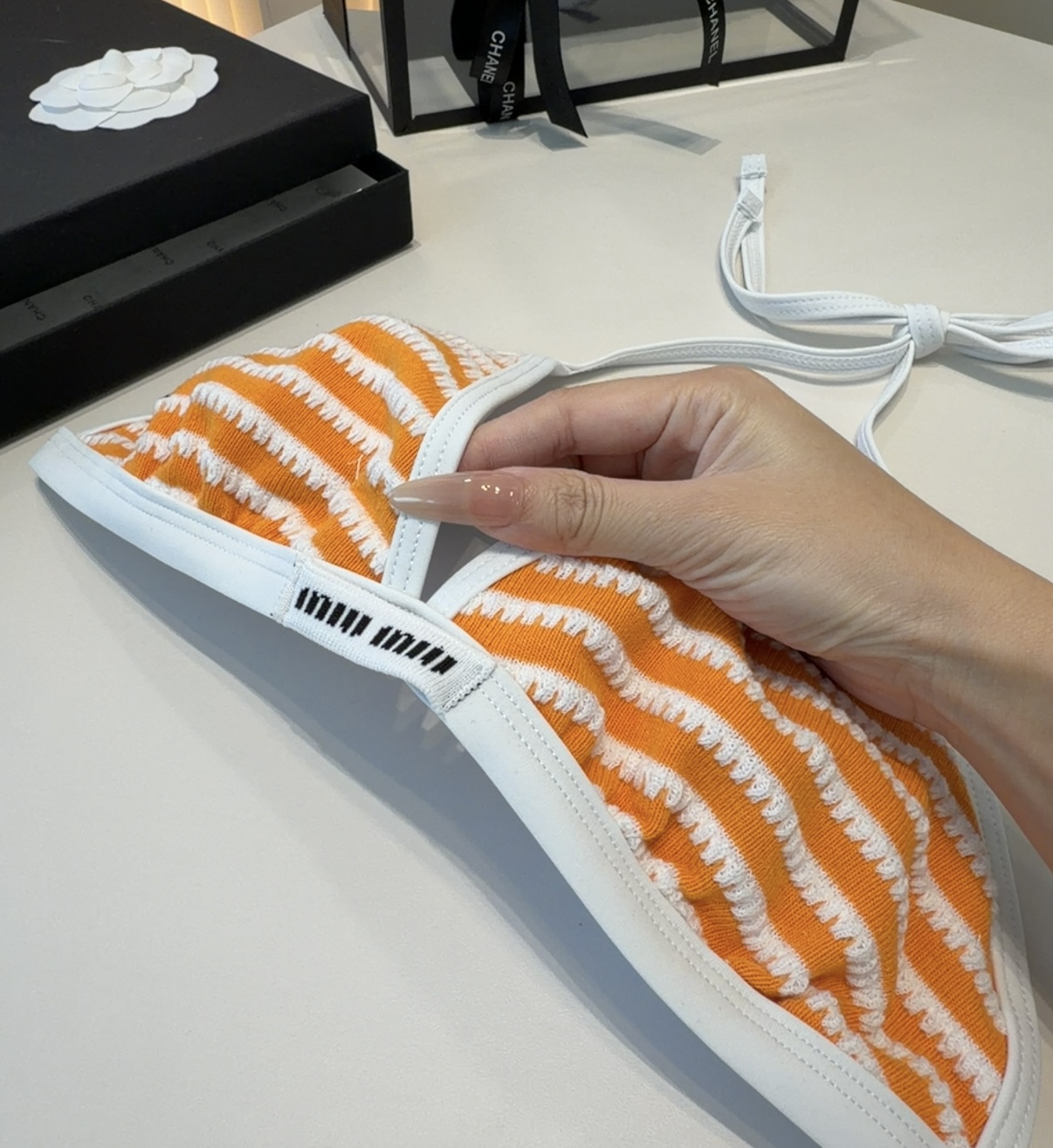 Miumiu泳衣，上身显瘦而且好看！穿着很洋气😍SML