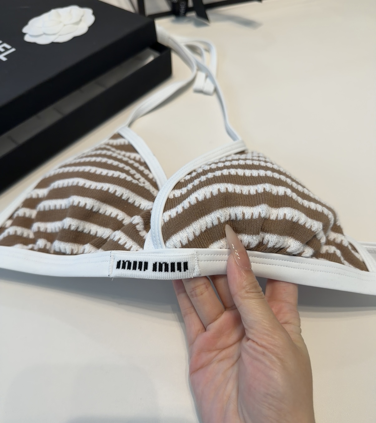 Miumiu泳衣，上身显瘦而且好看！穿着很洋气😍SML