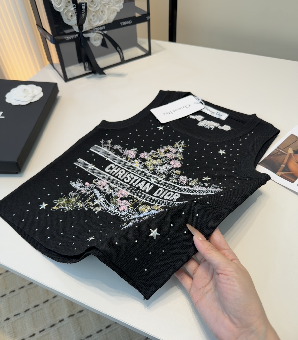 迪奥背心，搭外套单穿超🔥爆均码