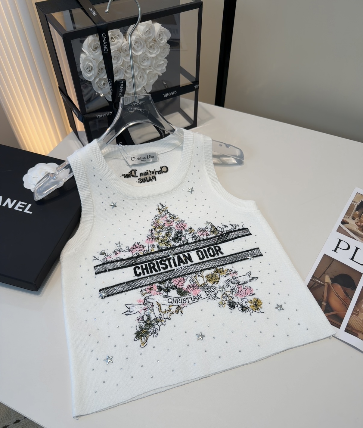 迪奥背心，搭外套单穿超🔥爆均码