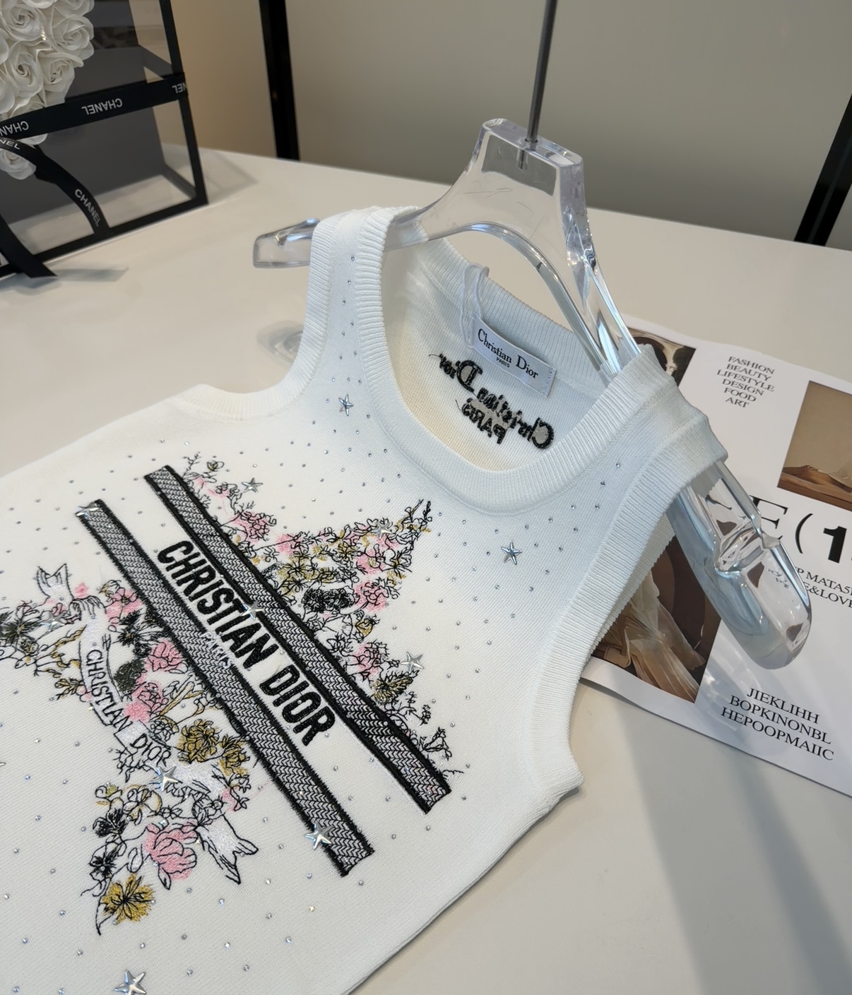 迪奥背心，搭外套单穿超🔥爆均码