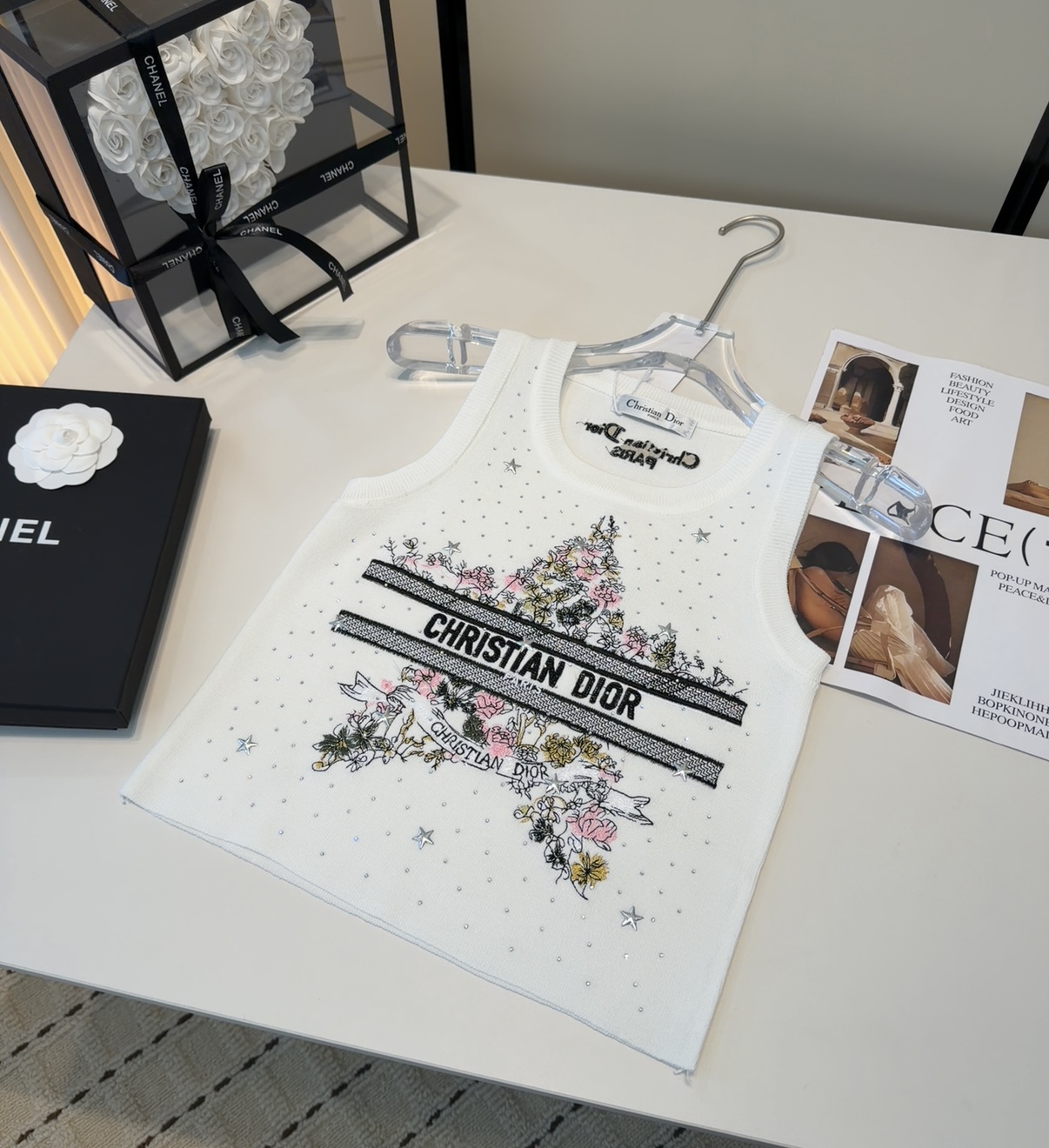 迪奥背心，搭外套单穿超🔥爆均码