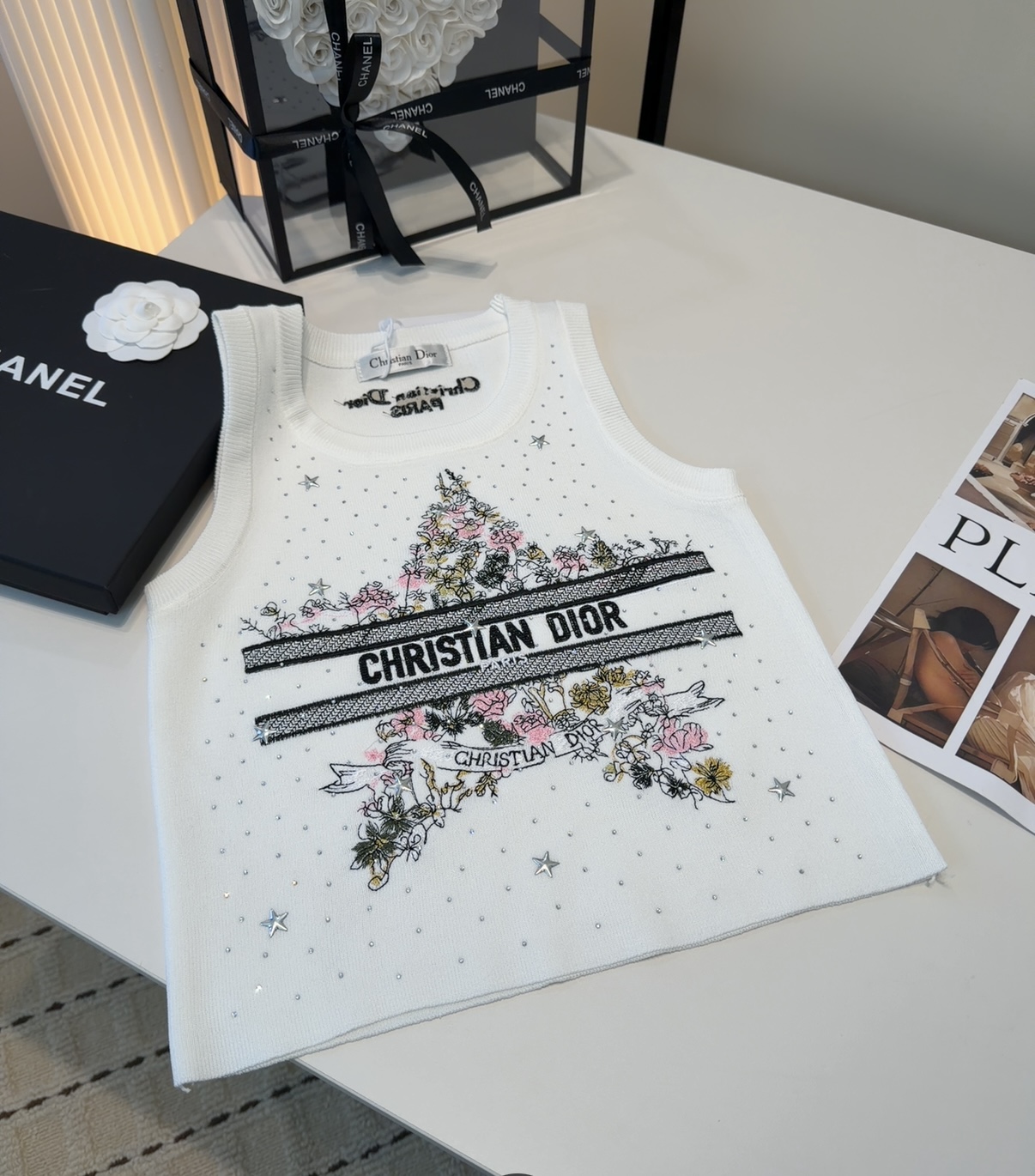 迪奥背心，搭外套单穿超🔥爆均码