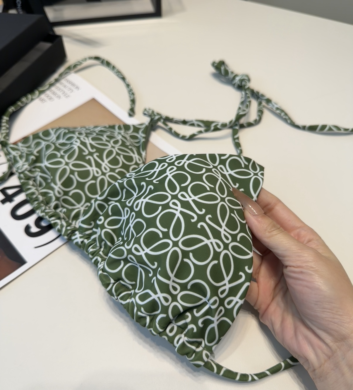 罗意威泳衣，上身显瘦而且好看！穿着很洋气😍SML