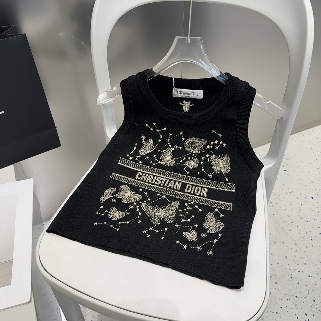 迪奥背心，搭外套单穿超🔥爆均码