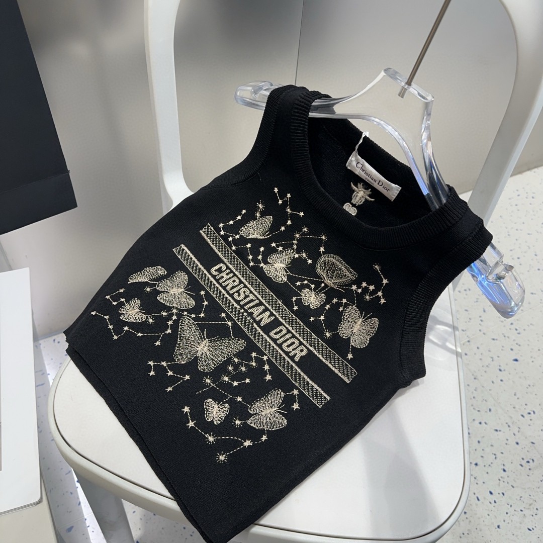 迪奥背心，搭外套单穿超🔥爆均码