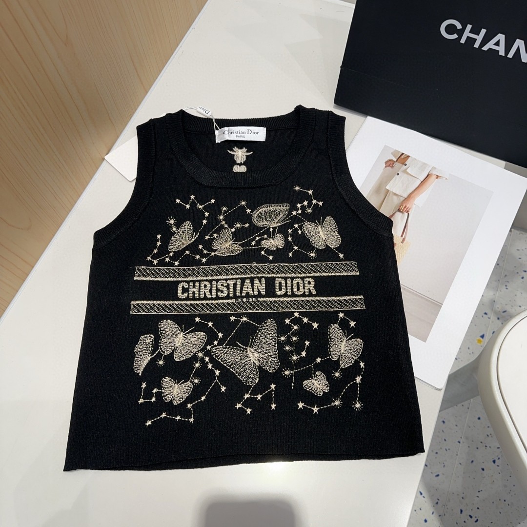 迪奥背心，搭外套单穿超🔥爆均码