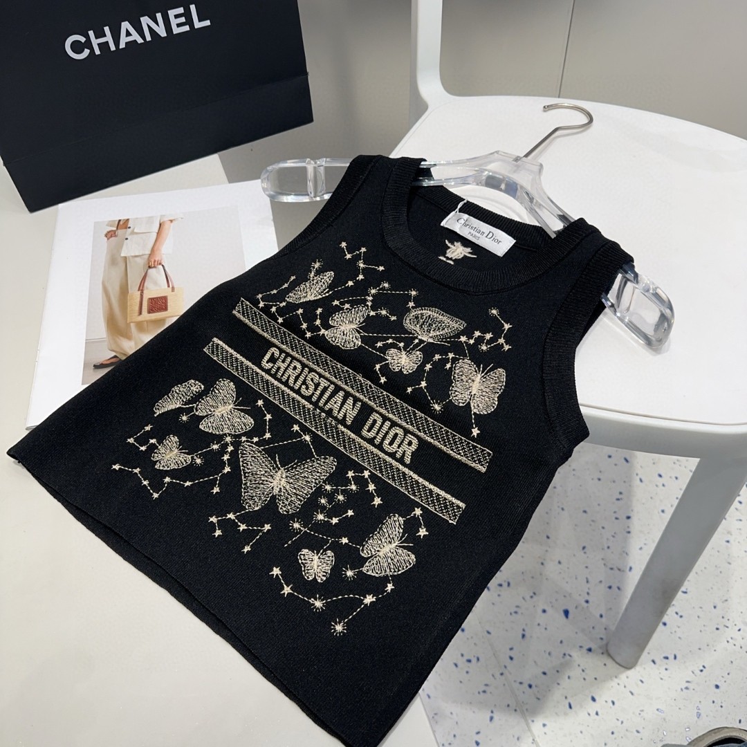 迪奥背心，搭外套单穿超🔥爆均码