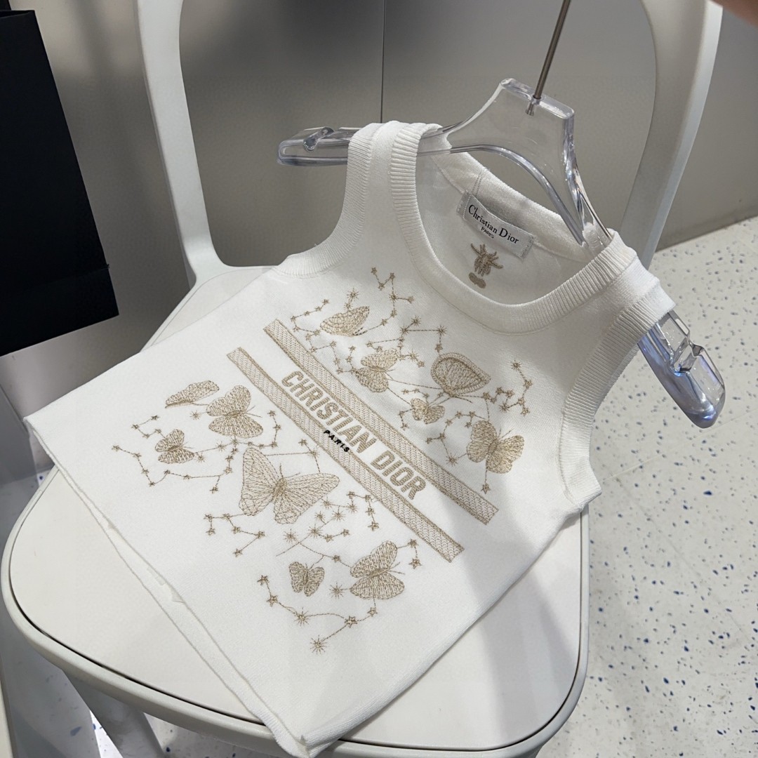 迪奥背心，搭外套单穿超🔥爆均码