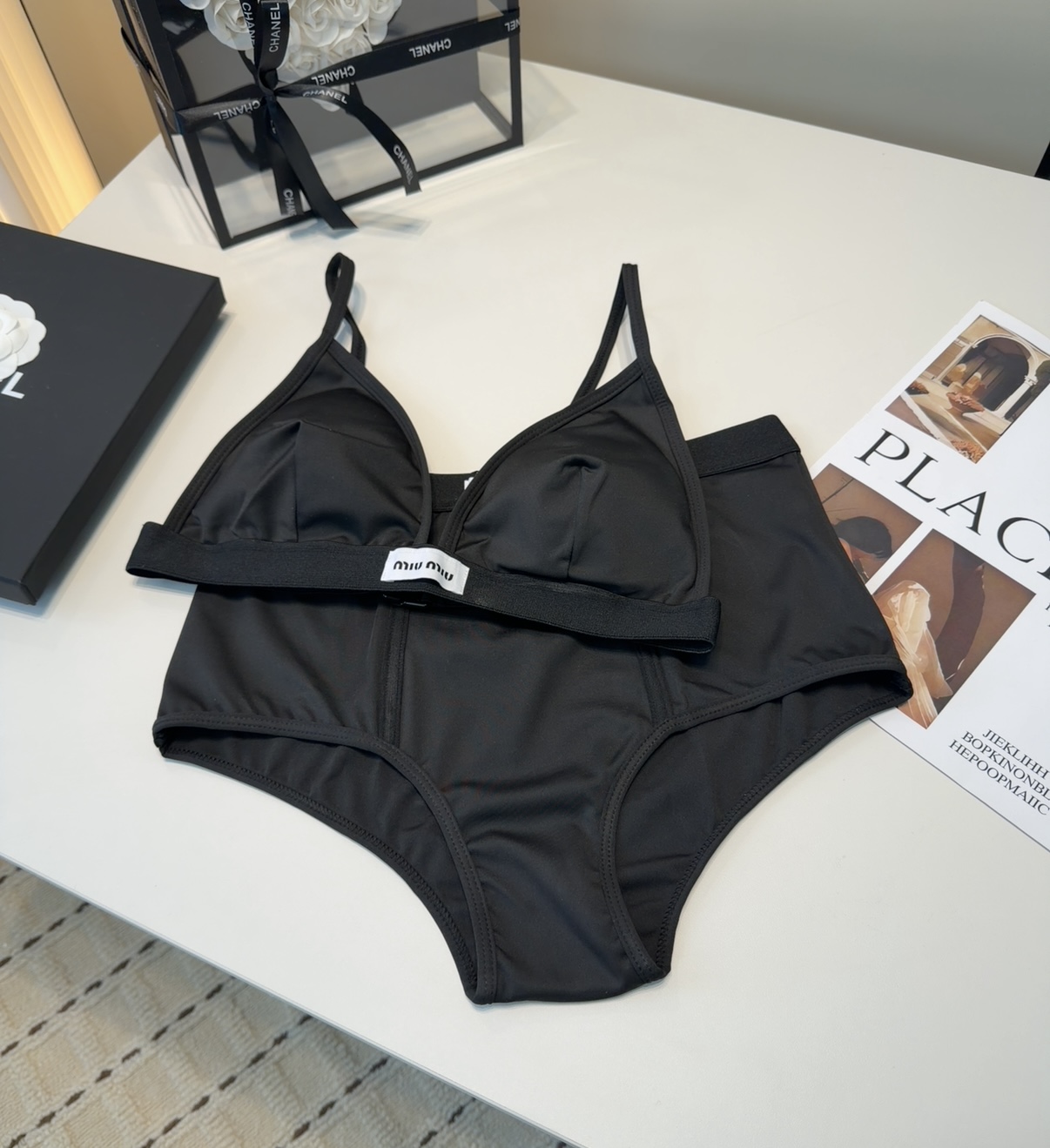 Miumiu泳衣，上身显瘦而且好看！穿着很洋气😍SML