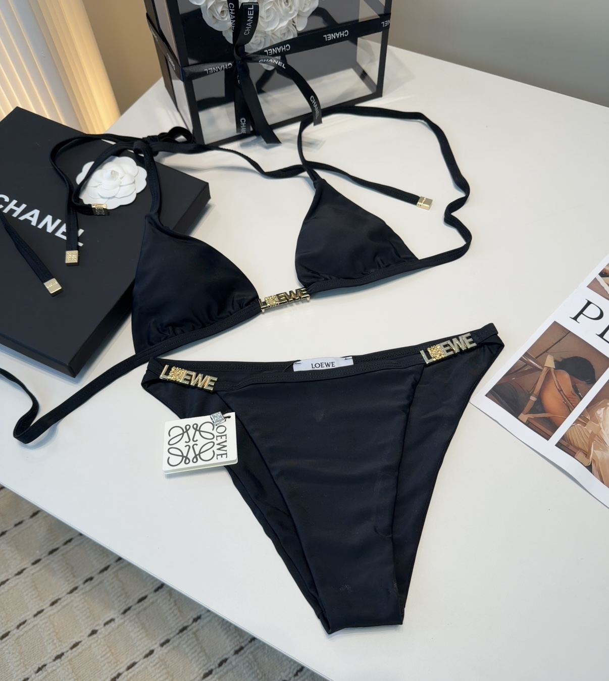 罗意威泳衣，上身显瘦而且好看！穿着很洋气😍SML