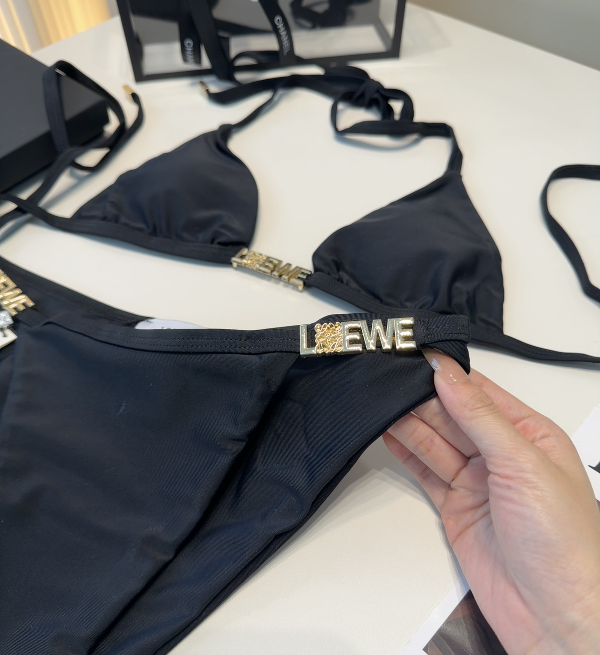 罗意威泳衣，上身显瘦而且好看！穿着很洋气😍SML