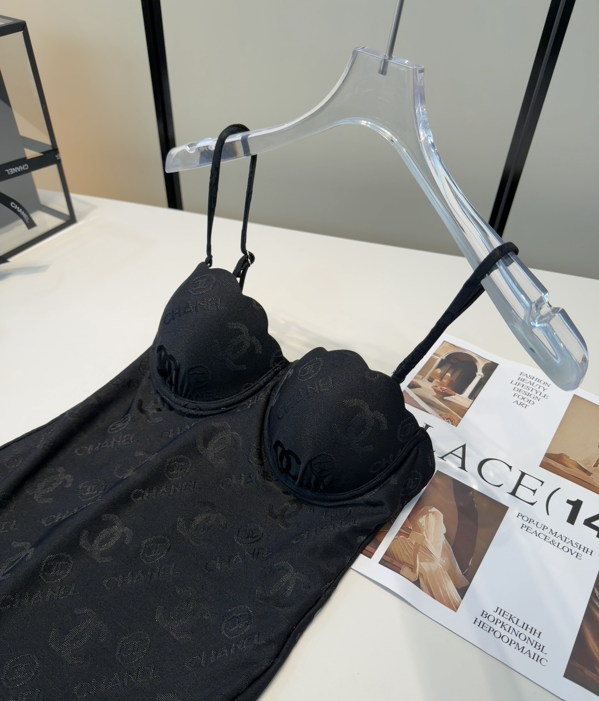 香奈儿泳衣，上身显瘦而且好看！穿着很洋气😍SML