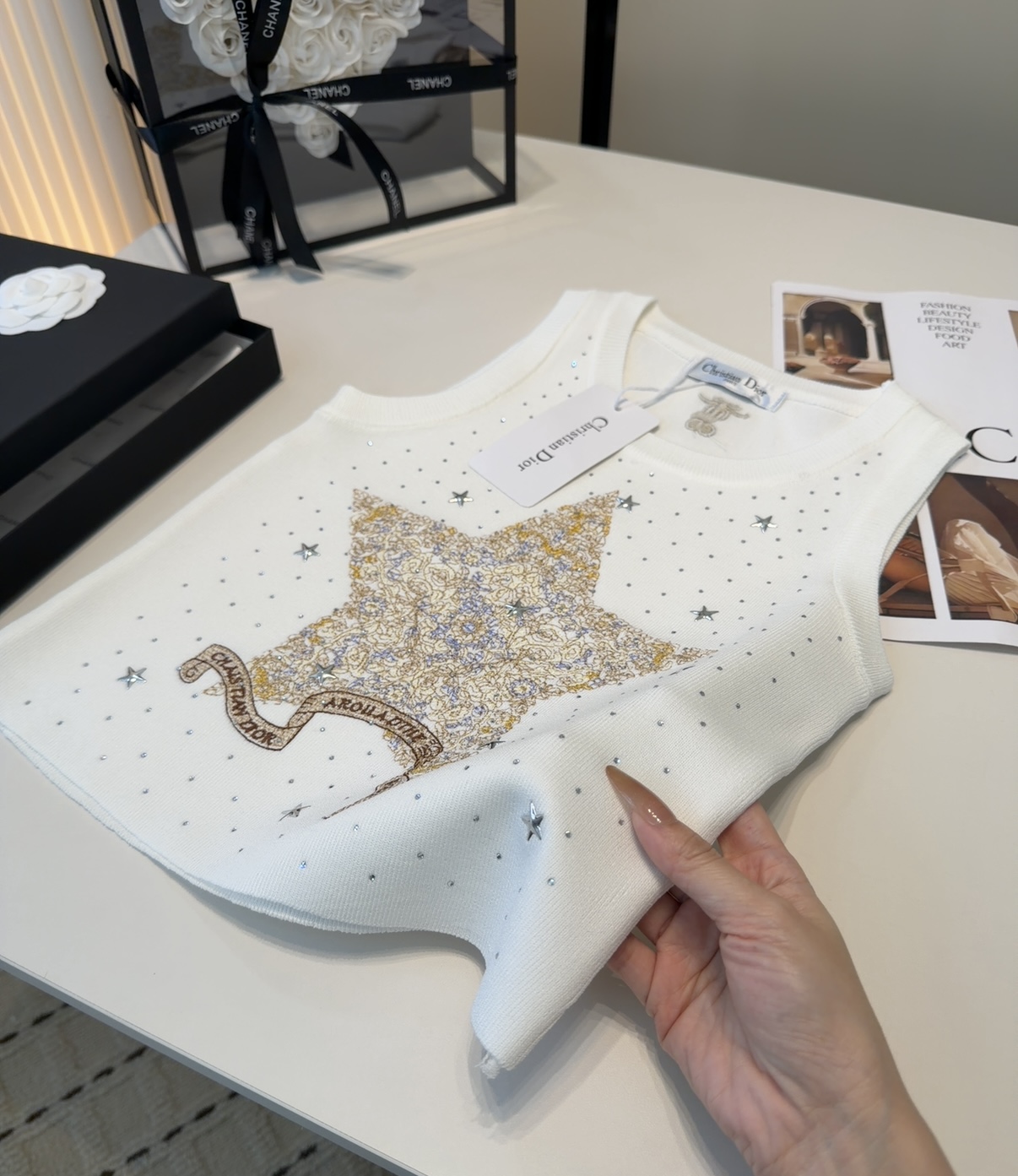 迪奥背心，搭外套单穿超🔥爆均码