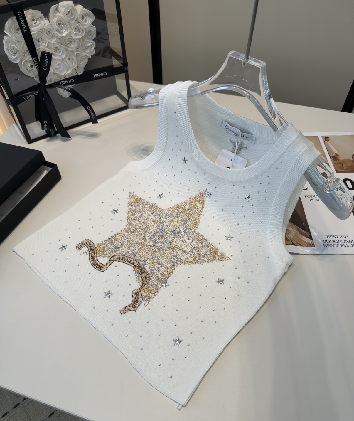 迪奥背心，搭外套单穿超🔥爆均码