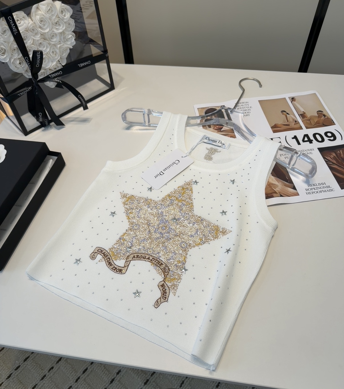 迪奥背心，搭外套单穿超🔥爆均码