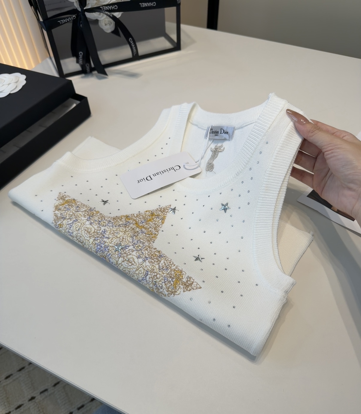 迪奥背心，搭外套单穿超🔥爆均码