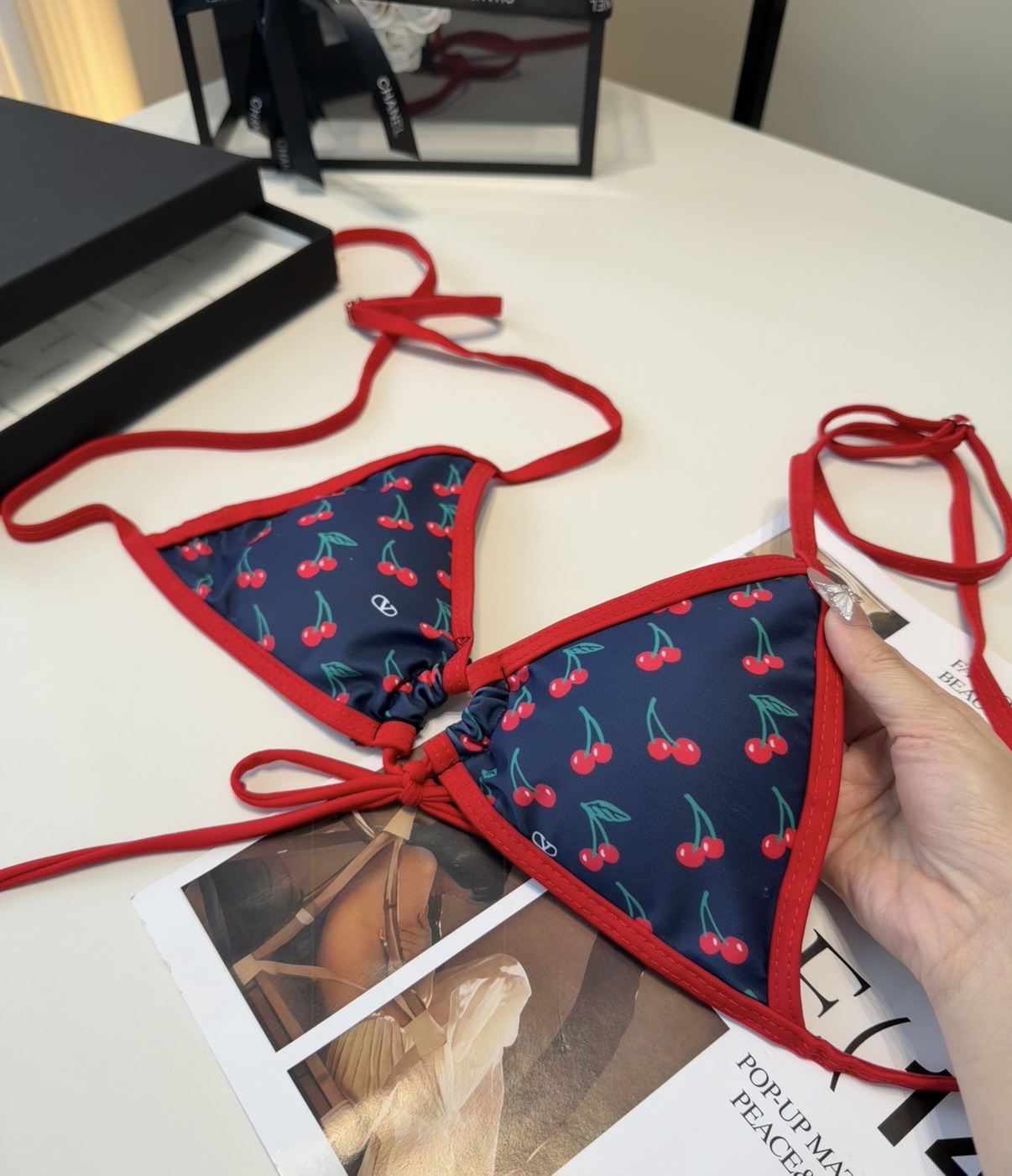 DG泳衣，实物实在太美了！拍不出来它的美😍谁穿谁美！很值得入手✋ SML