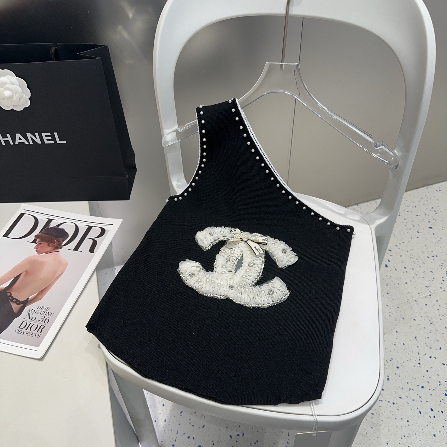 香奈儿背心，搭外套单穿超🔥爆均码