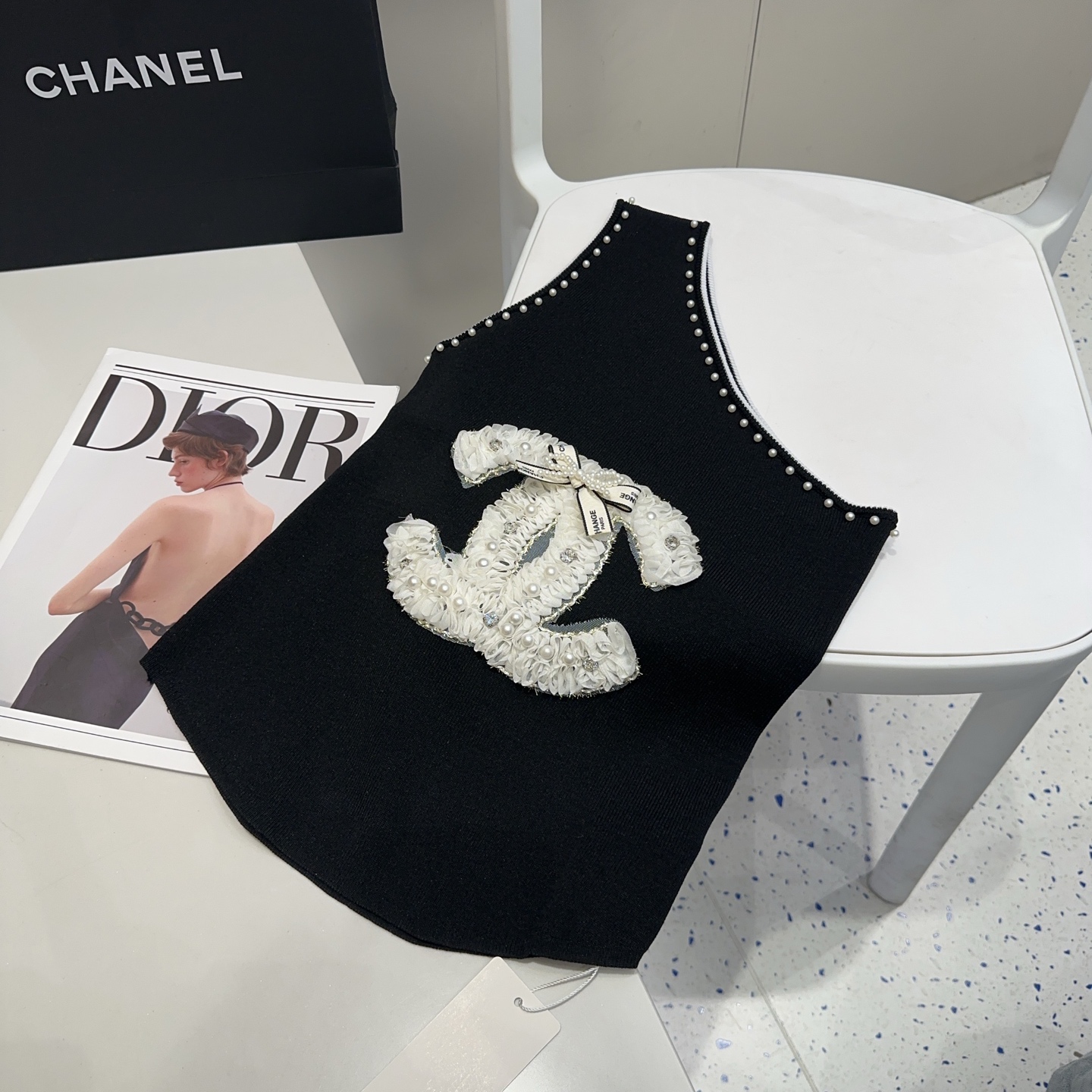 香奈儿背心，搭外套单穿超🔥爆均码