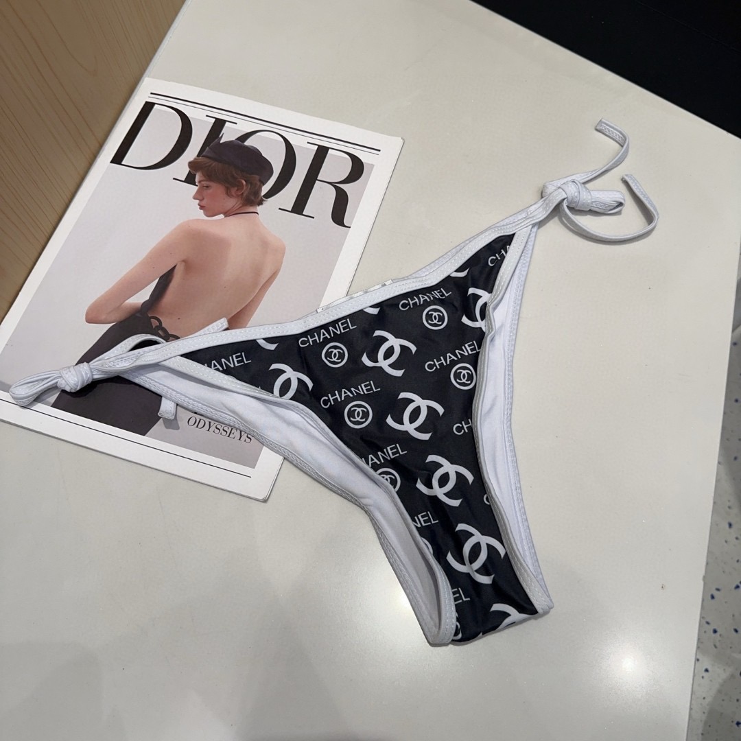 香奈儿泳衣，上身显瘦而且好看！穿着很洋气😍SML