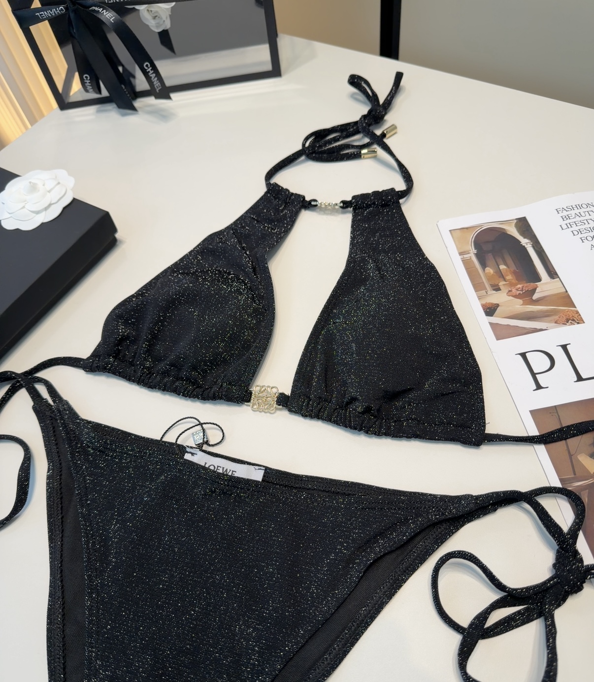 罗意威泳衣，时尚潮人必备！实物超级好看！海边度假拍照超级好！SML