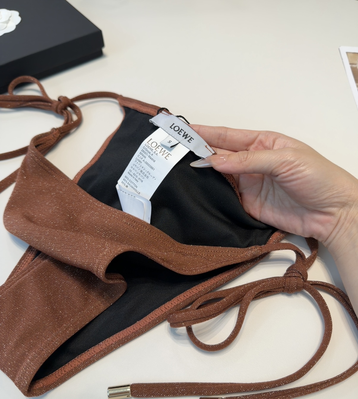 罗意威泳衣，时尚潮人必备！实物超级好看！海边度假拍照超级好！SML