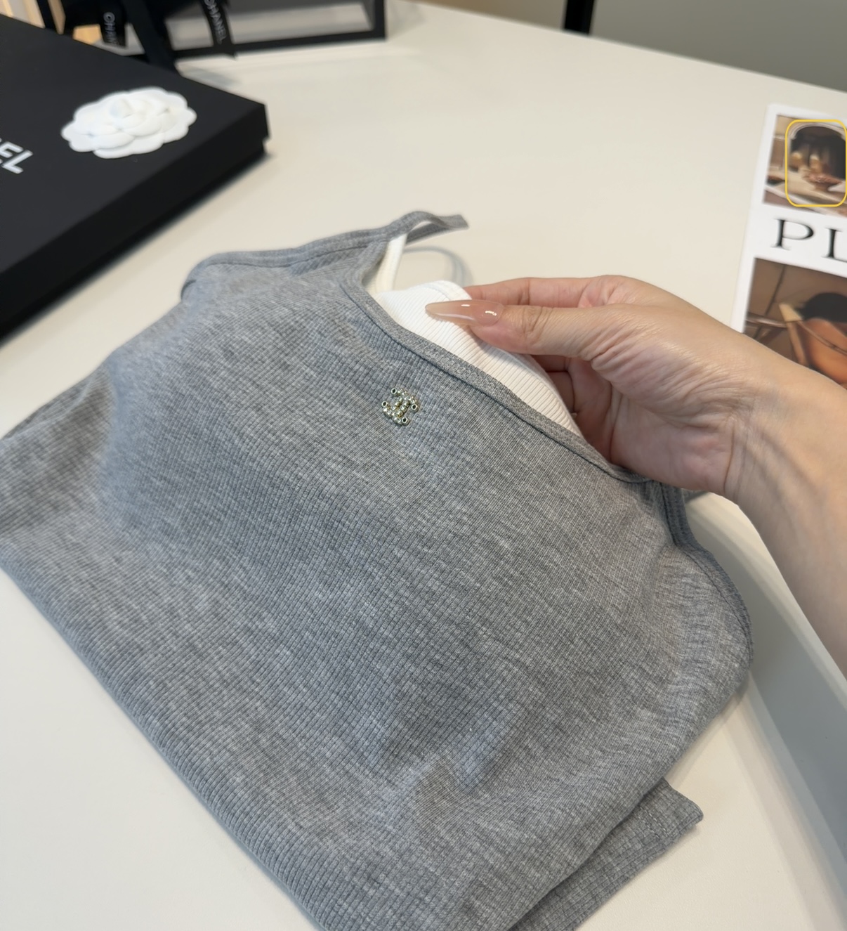 香奈儿背心，搭外套单穿超🔥爆均码