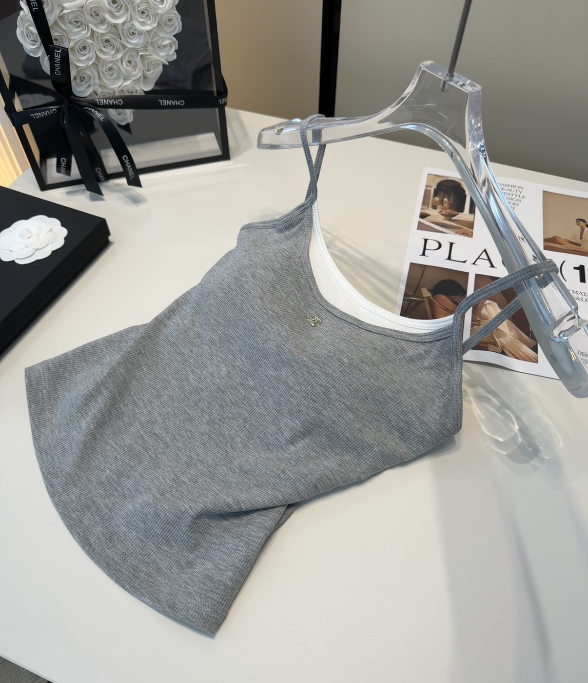 香奈儿背心，搭外套单穿超🔥爆均码