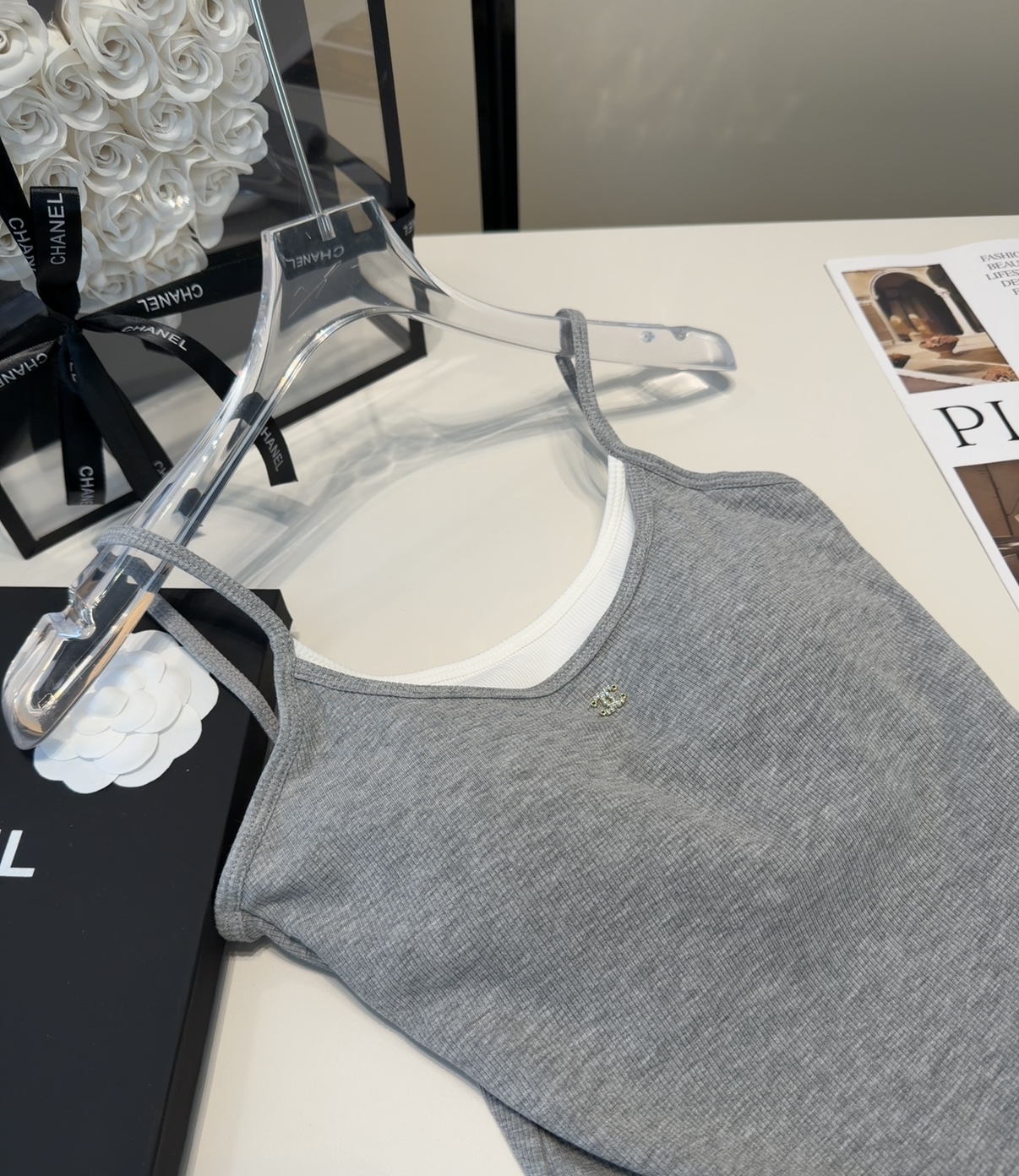 香奈儿背心，搭外套单穿超🔥爆均码