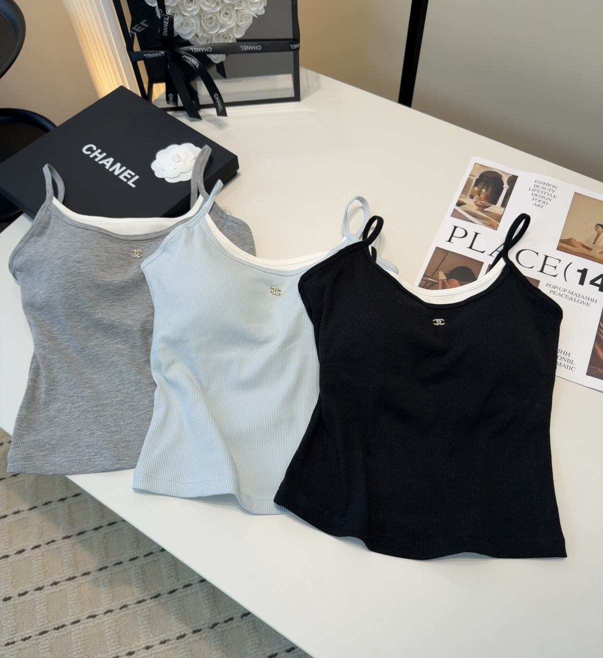 香奈儿背心，搭外套单穿超🔥爆均码