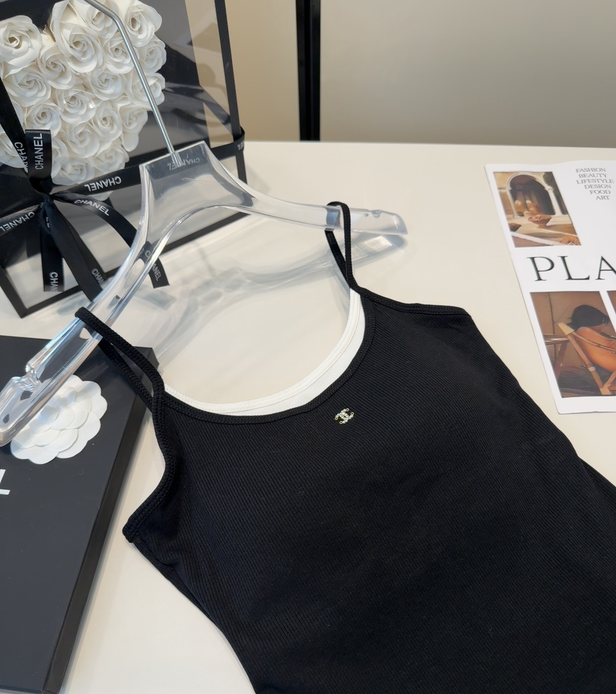 香奈儿背心，搭外套单穿超🔥爆均码