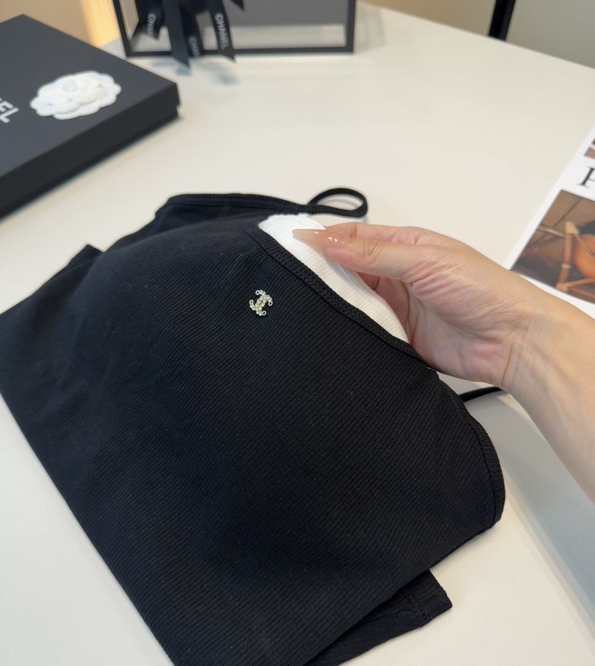 香奈儿背心，搭外套单穿超🔥爆均码