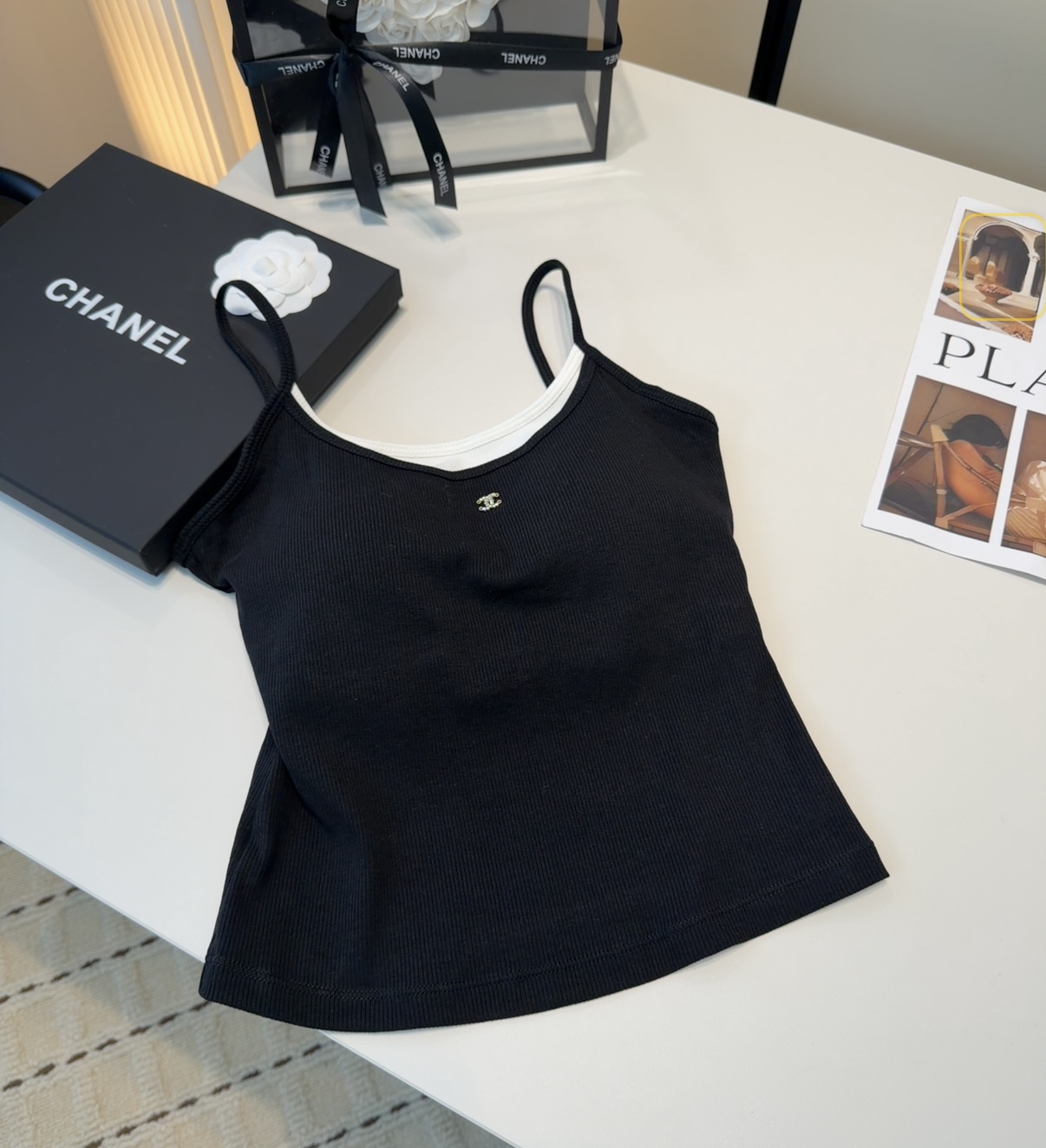 香奈儿背心，搭外套单穿超🔥爆均码