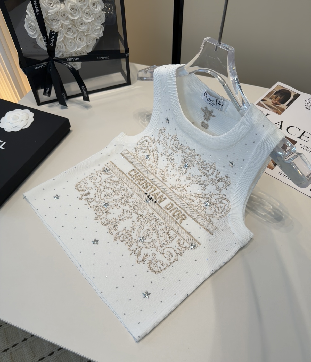 迪奥背心，搭外套单穿超🔥爆均码