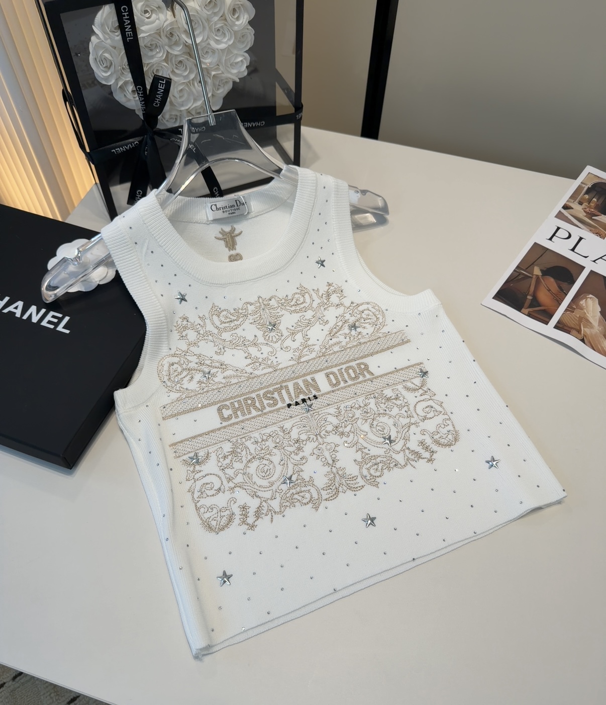 迪奥背心，搭外套单穿超🔥爆均码