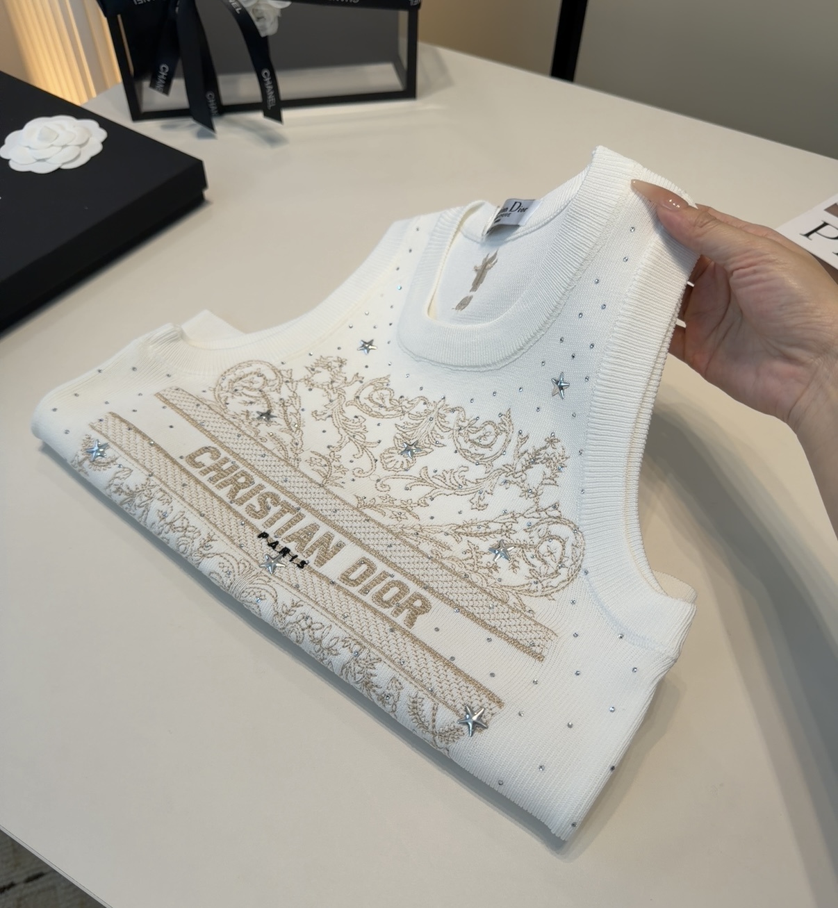 迪奥背心，搭外套单穿超🔥爆均码