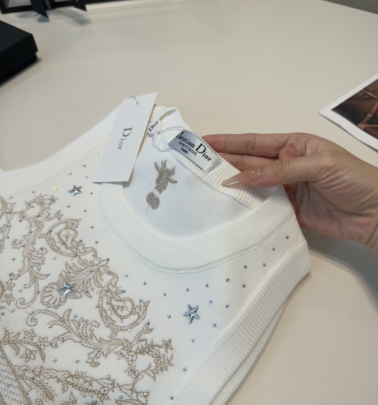 迪奥背心，搭外套单穿超🔥爆均码