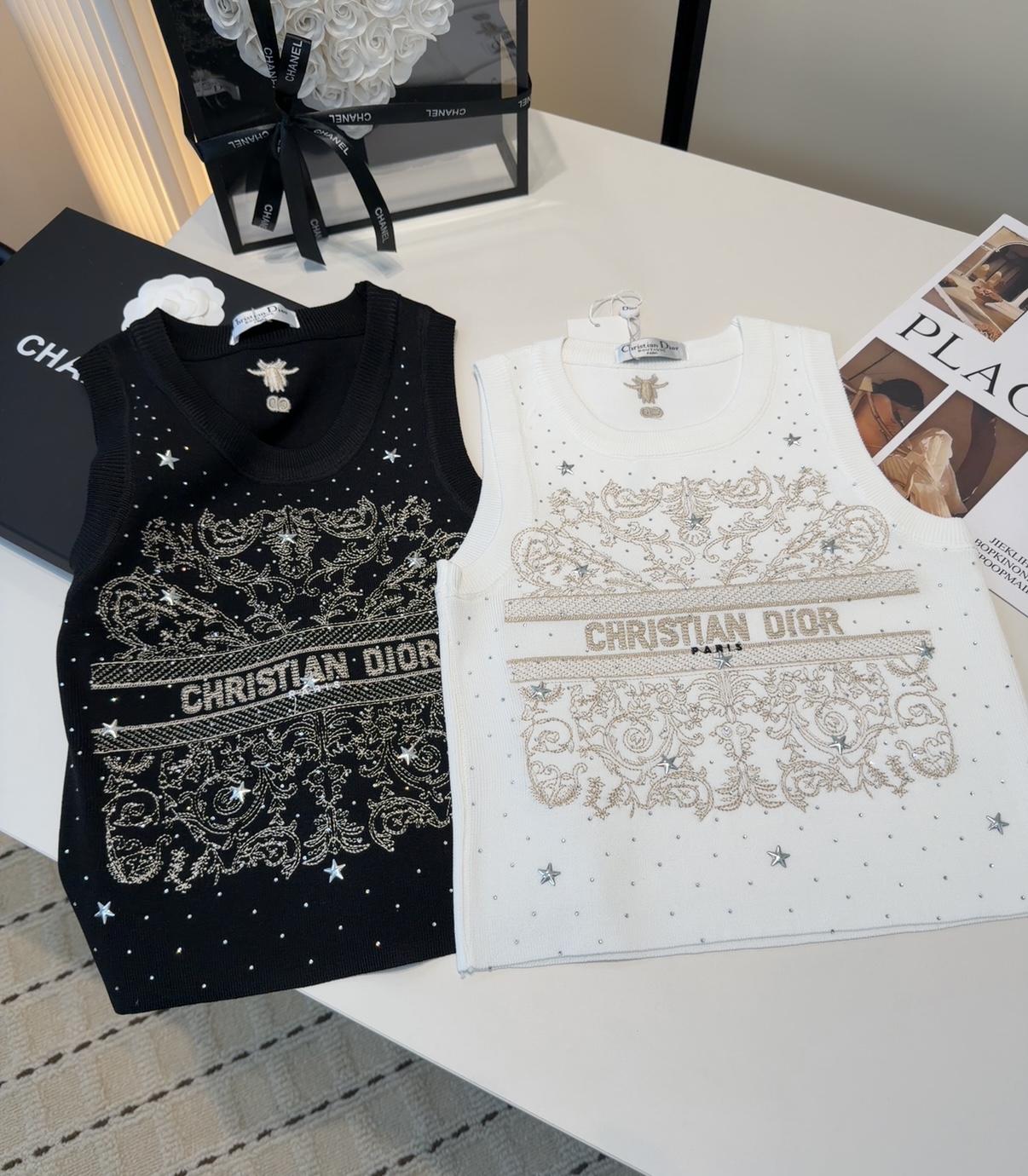 迪奥背心，搭外套单穿超🔥爆均码