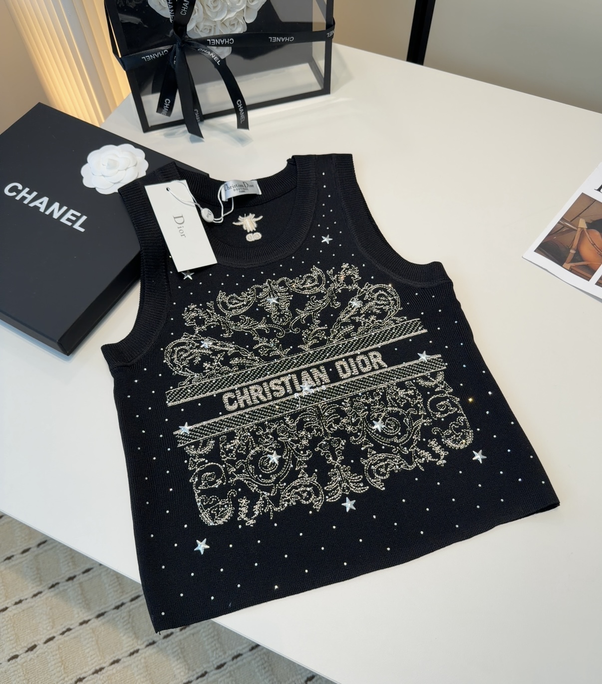 迪奥背心，搭外套单穿超🔥爆均码