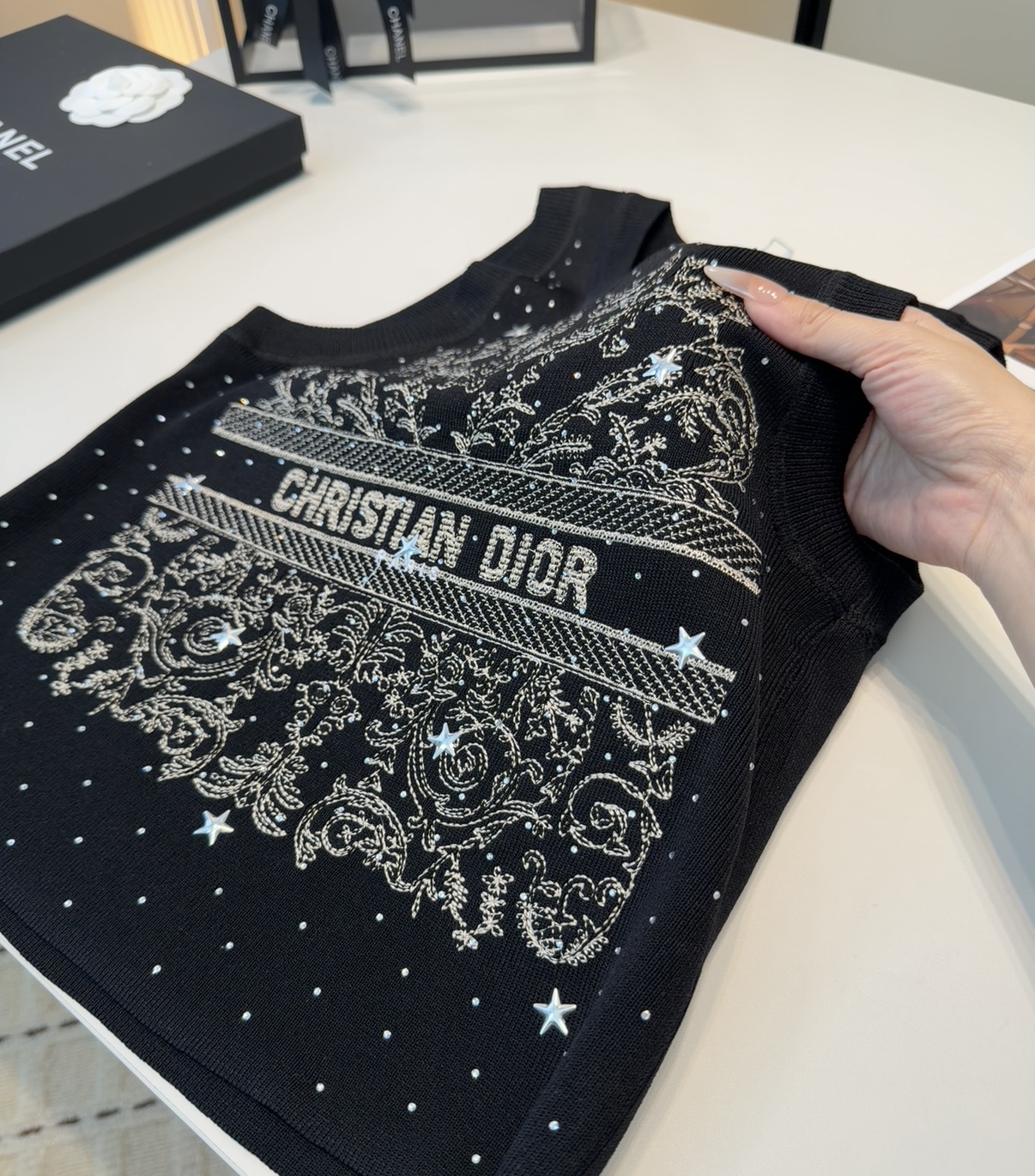 迪奥背心，搭外套单穿超🔥爆均码