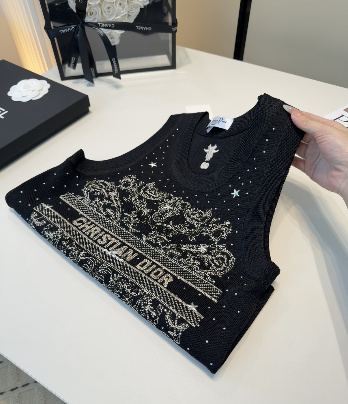 迪奥背心，搭外套单穿超🔥爆均码