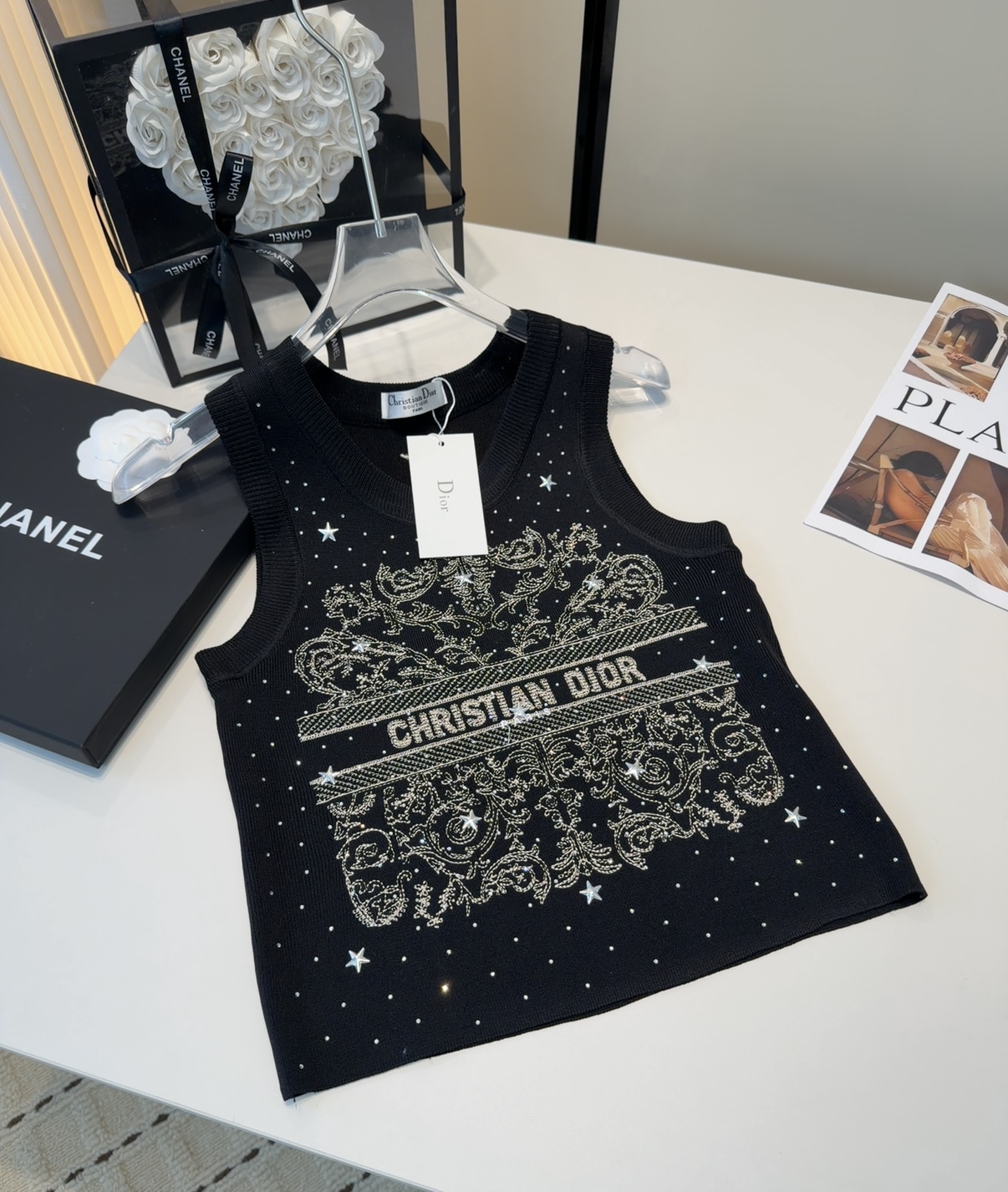 迪奥背心，搭外套单穿超🔥爆均码