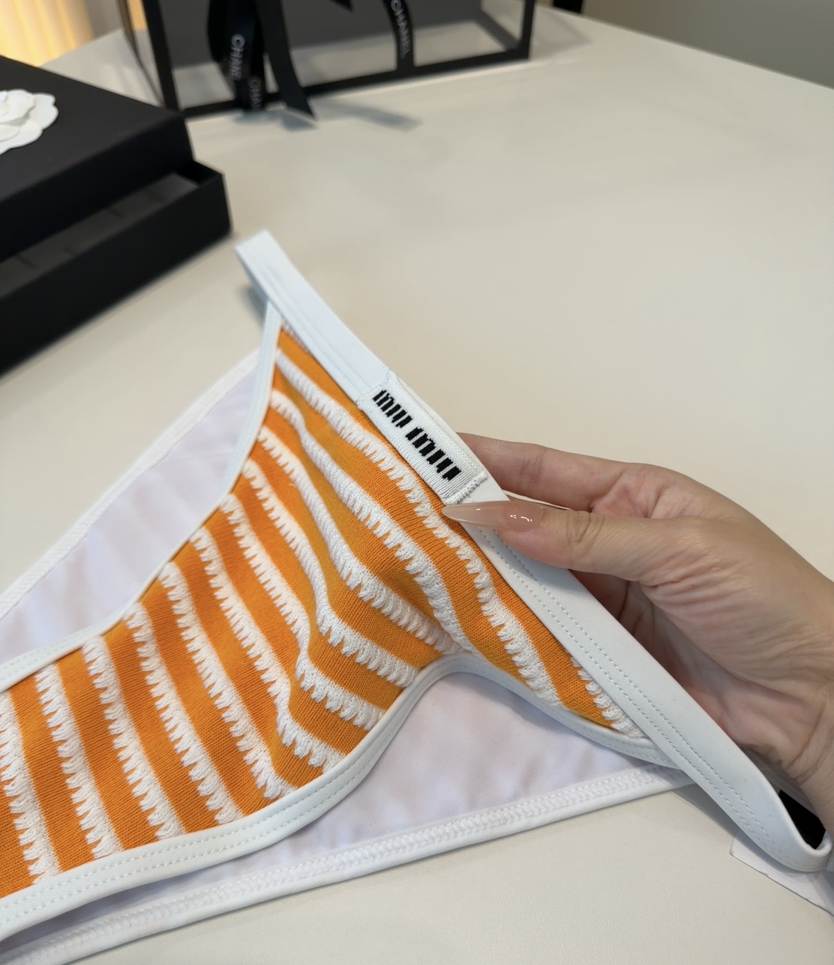 Miumiu泳衣，上身显瘦而且好看！穿着很洋气😍SML