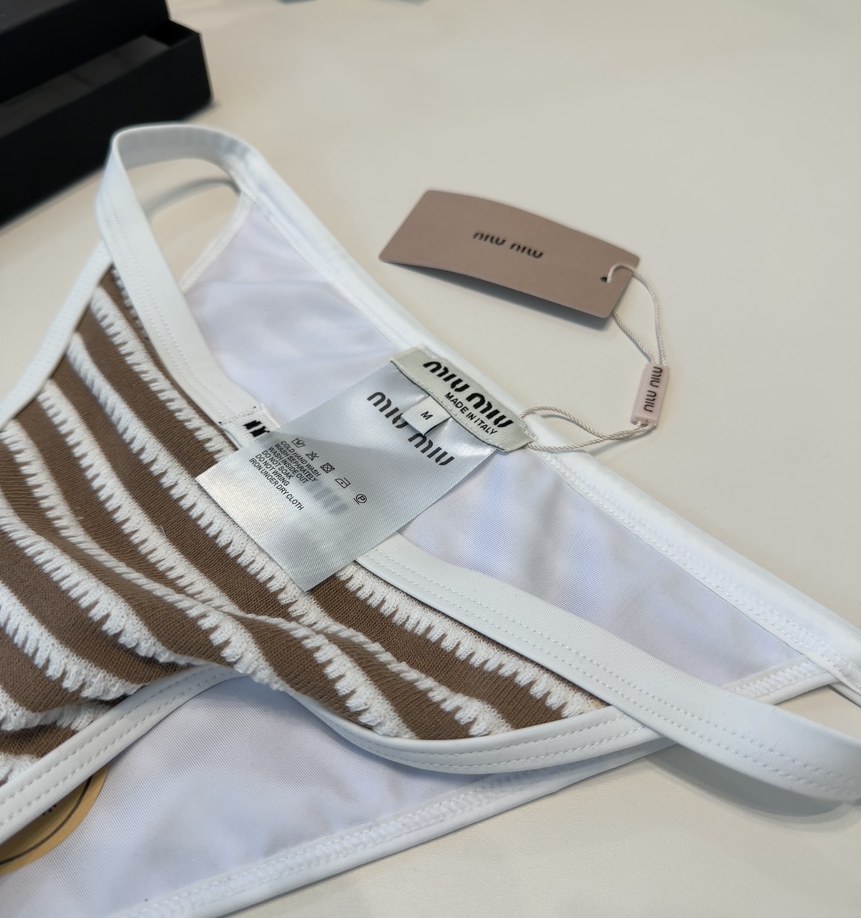 Miumiu泳衣，上身显瘦而且好看！穿着很洋气😍SML